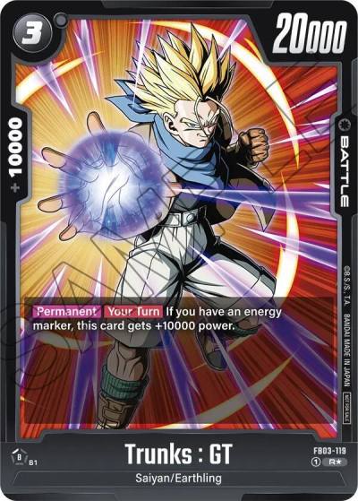 Trunks GT Championship Pack 02 FB03-119 Tournament and Championship Promos Fusion World card