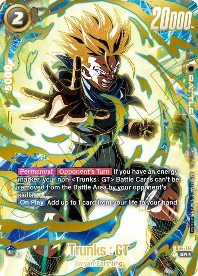 Trunks GT FB04-114 Tournament and Championship Promos Fusion World card