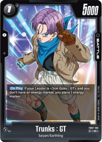 Trunks GT FB07-108 Wish For Shenron Fusion World card