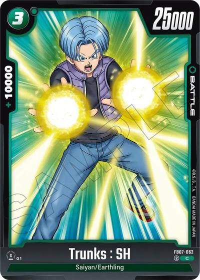 Trunks SH FB07-062 Wish For Shenron Fusion World card