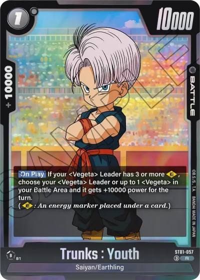 Trunks Youth ST01-057 Story Booster 01 Fusion World card