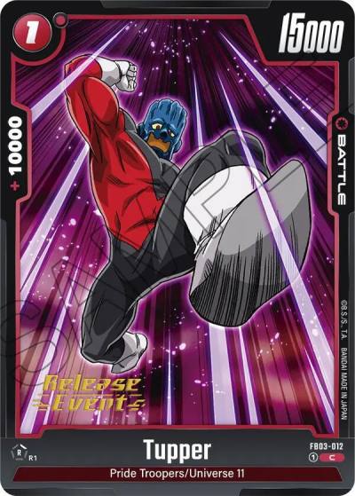 Tupper FB03-012 Raging Roar Release Event Cards Fusion World card