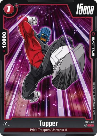 Tupper FB03-012 Raging Roar Fusion World card