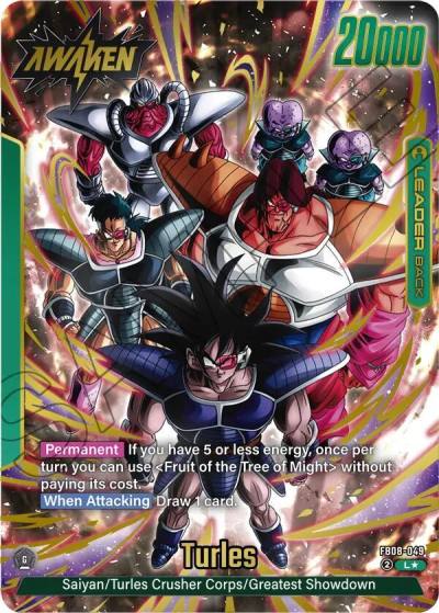 Turles Alternate Art FB08-049 Saiyan's Pride Fusion World card