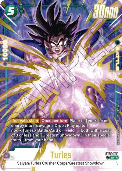 Turles Alternate Art FB08-059 Saiyan's Pride Fusion World card