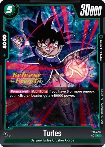Turles FB04-061 Ultra Limit Release Event Cards Fusion World card