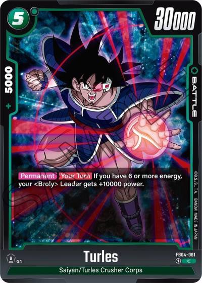 Turles FB04-061 Ultra Limit Fusion World card