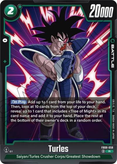 Turles FB08-058 Saiyan's Pride Fusion World card