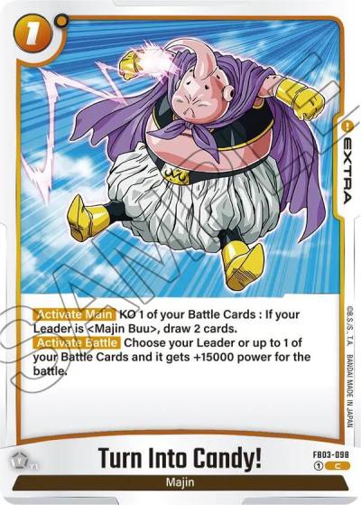 Turn Into Candy FB03-098 Raging Roar Fusion World card
