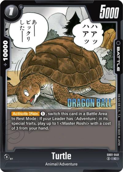 Turtle SB01-048 Manga Booster 01 Fusion World card