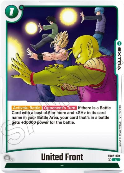 United Front FB07-070 Wish For Shenron Fusion World card