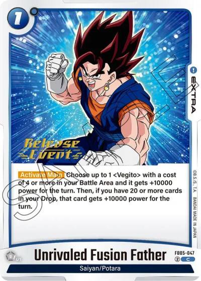 Unrivaled Fusion Father FB05-047 New Adventure Release Event Cards Fusion World card