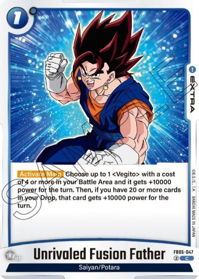 Unrivaled Fusion Father FB05-047 New Adventure Fusion World card