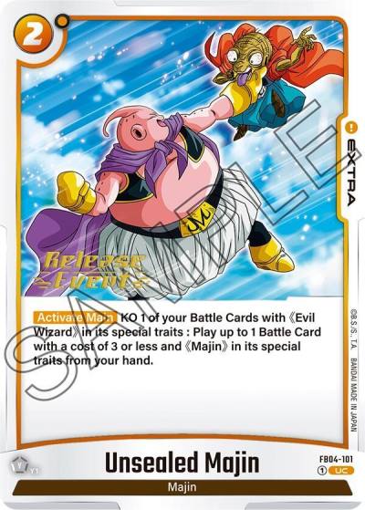 Unsealed Majin FB04-101 Ultra Limit Release Event Cards Fusion World card