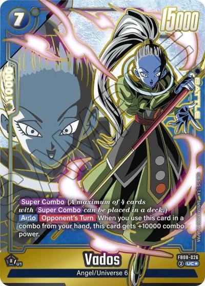 Vados Alternate Art FB08-026 Saiyan's Pride Fusion World card