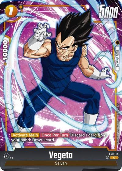 Vegeta FS11-12 Starter Deck EX: The Phase of Evolution Fusion World card