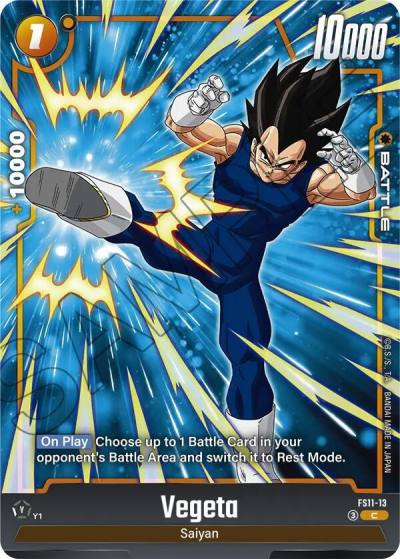 Vegeta FS11-13 Starter Deck EX: The Phase of Evolution Fusion World card