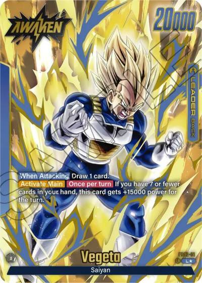 Vegeta Gold FS02-01 Fusion World Promotion Cards and Packs Fusion World card