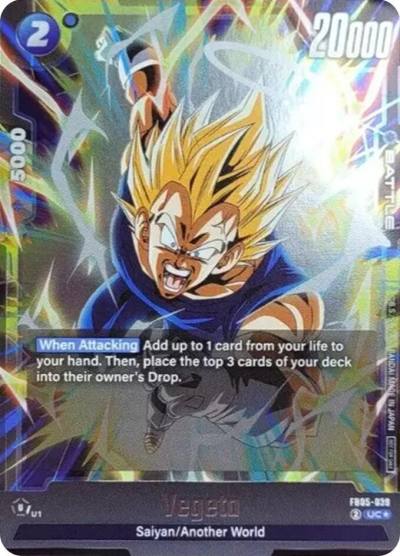 Vegeta Tournament Pack 06 FB05-039 Tournament and Championship Promos Fusion World card