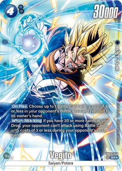 Vegito Alternate Art FB05-040 New Adventure Fusion World card