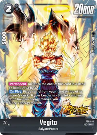 Vegito FS09-16 Starter Deck 9: Shallot Fusion World card