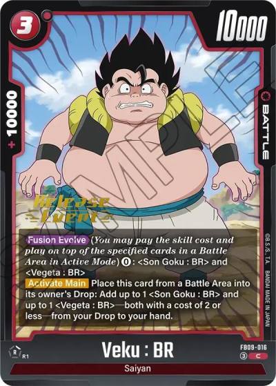 Veku BR FB09-016 Dual Evolution Release Event Cards Fusion World card
