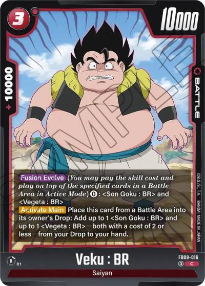 Veku BR FB09-016 Dual Evolution Fusion World card