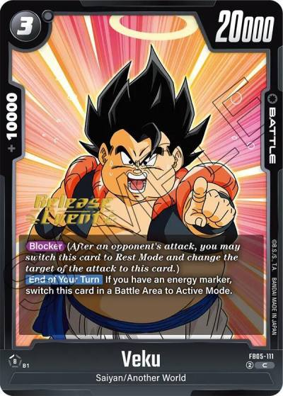 Veku FB05-111 New Adventure Release Event Cards Fusion World card