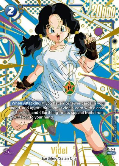 Videl Alternate Art FB03-042 Raging Roar Alternate Art Reprints Fusion World card