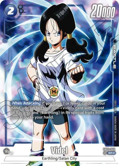Videl Alternate Art FB03-042 Raging Roar Fusion World card