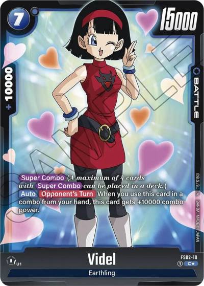 Videl Bonus Pack Alternate Art FS02-10 Starter Deck 2: Vegeta Fusion World card