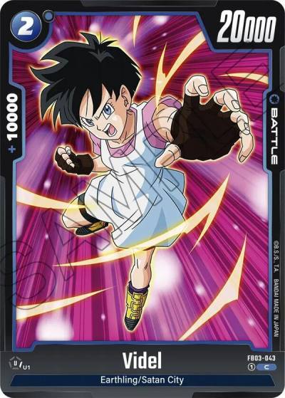 Videl FB03-043 Raging Roar Fusion World card