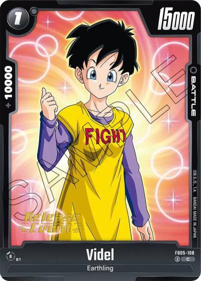 Videl FB05-108 New Adventure Release Event Cards Fusion World card