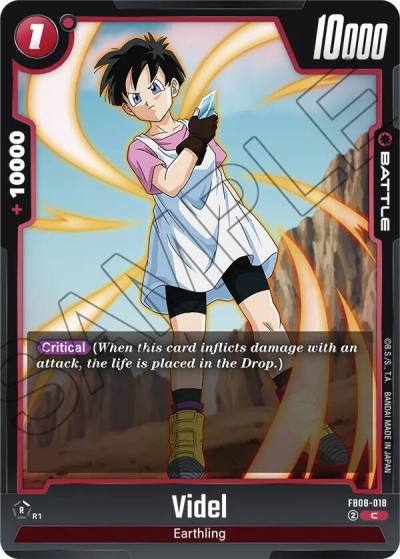Videl FB08-018 Saiyan's Pride Fusion World card