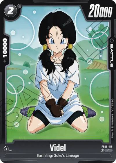 Videl FB08-115 Saiyan's Pride Fusion World card