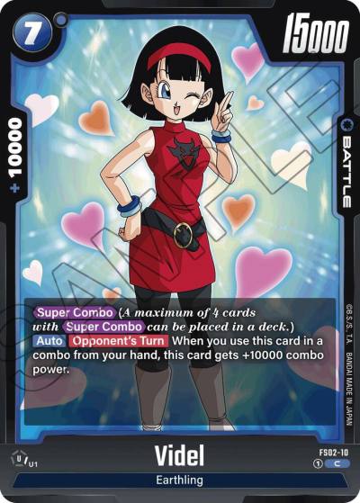 Videl FS02-10 Starter Deck 2: Vegeta Fusion World card