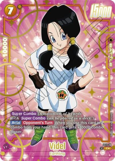 Videl Gold FS11-10 Starter Deck EX: The Phase of Evolution Fusion World card