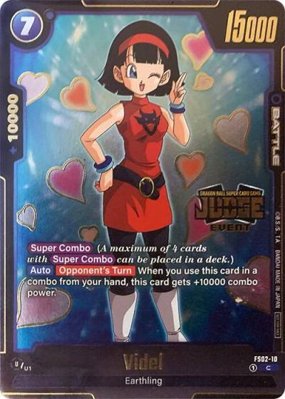 Videl Judge Pack Event Judge 01 FS02-10 Tournament and Championship Promos Fusion World card