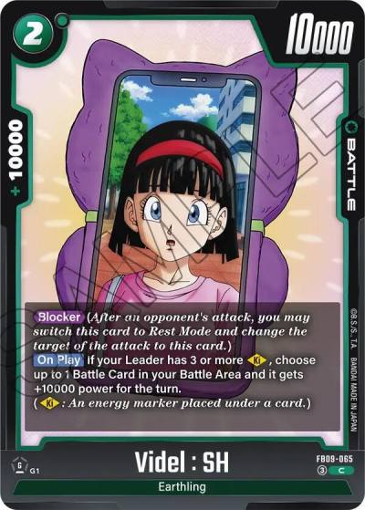 Videl SH FB09-065 Dual Evolution Fusion World card