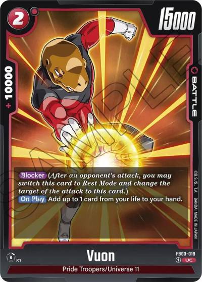 Vuon FB03-019 Raging Roar Fusion World card