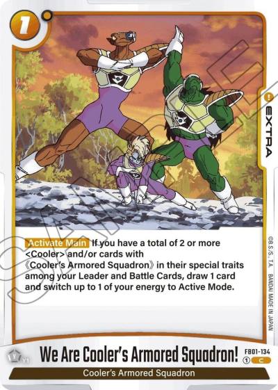 We Are Coolers Armored Squadron FB01-134 Awakened Pulse Fusion World card