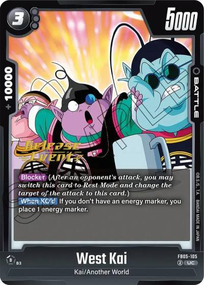 West Kai FB05-105 New Adventure Release Event Cards Fusion World card