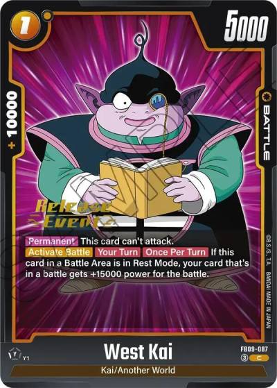 West Kai FB09-087 Dual Evolution Release Event Cards Fusion World card