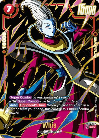 Whis Alternate Art FB04-002 Ultra Limit Alternate Art Reprints Fusion World card
