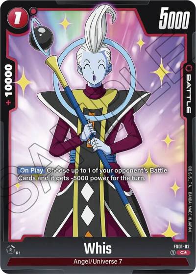 Whis Bonus Pack Alternate Art FS01-02 Starter Deck 1: Son Goku Fusion World card