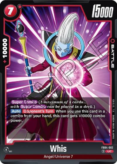 Whis FB04-002 Ultra Limit Fusion World card