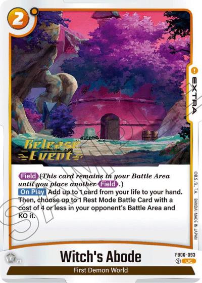 Witchs Abode FB06-093 Rivals Clash Release Event Cards Fusion World card