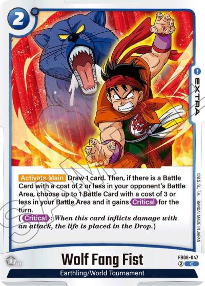 Wolf Fang Fist FB06-047 Rivals Clash Fusion World card