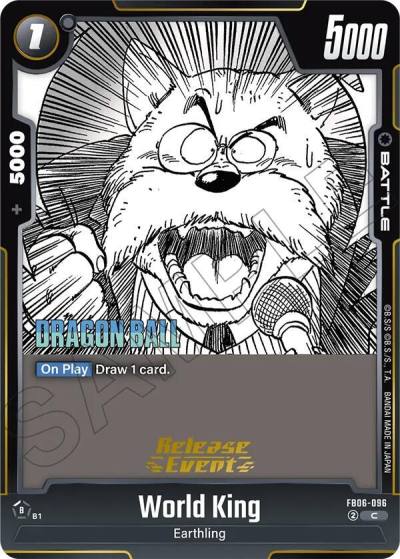 World King FB06-096 Manga Booster 02 Release Event Cards Fusion World card