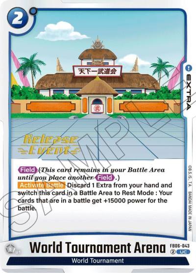 World Tournament Arena FB06-043 Rivals Clash Release Event Cards Fusion World card